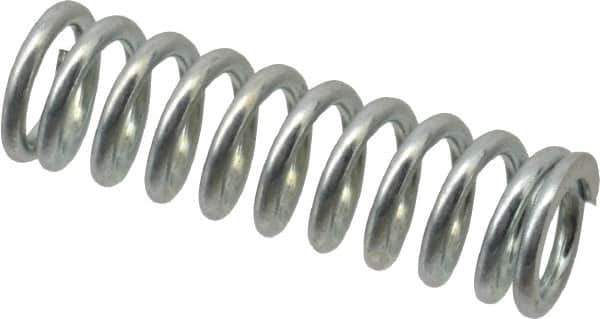 Value Collection - 0.3" OD, 0.047" Wire, 1" Free Length, Music Wire Compression Stock Springs Spring - 41.95 Lb Spring Rating - Eagle Tool & Supply