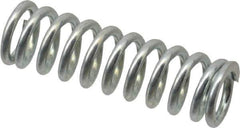 Value Collection - 0.3" OD, 0.047" Wire, 1" Free Length, Music Wire Compression Stock Springs Spring - 41.95 Lb Spring Rating - Eagle Tool & Supply