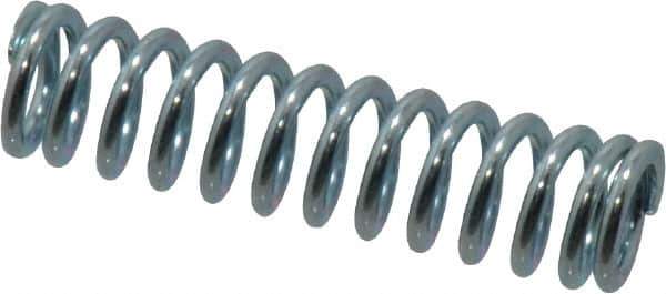 Value Collection - 0.3" OD, 0.047" Wire, 1-1/4" Free Length, Music Wire Compression Stock Springs Spring - 32.87 Lb Spring Rating - Eagle Tool & Supply