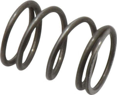 Value Collection - 0.36" OD, 0.035" Wire, 1/2" Free Length, Music Wire Compression Stock Springs Spring - 20.17 Lb Spring Rating - Eagle Tool & Supply