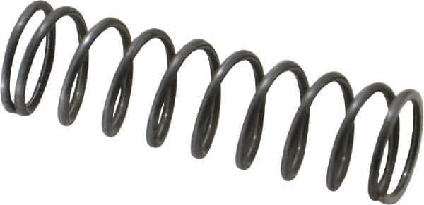 Value Collection - 0.36" OD, 0.035" Wire, 1-1/4" Free Length, Music Wire Compression Stock Springs Spring - 7.35 Lb Spring Rating - Eagle Tool & Supply