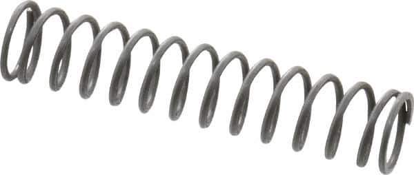 Value Collection - 0.36" OD, 0.035" Wire, 1-3/4" Free Length, Music Wire Compression Stock Springs Spring - 5.16 Lb Spring Rating - Eagle Tool & Supply