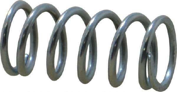 Value Collection - 0.36" OD, 0.041" Wire, 3/4" Free Length, Music Wire Compression Stock Springs Spring - 22.71 Lb Spring Rating - Eagle Tool & Supply