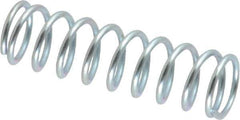 Value Collection - 0.36" OD, 0.041" Wire, 1-1/4" Free Length, Music Wire Compression Stock Springs Spring - 12.99 Lb Spring Rating - Eagle Tool & Supply