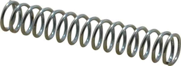 Value Collection - 0.36" OD, 0.041" Wire, 2" Free Length, Music Wire Compression Stock Springs Spring - 7.91 Lb Spring Rating - Eagle Tool & Supply