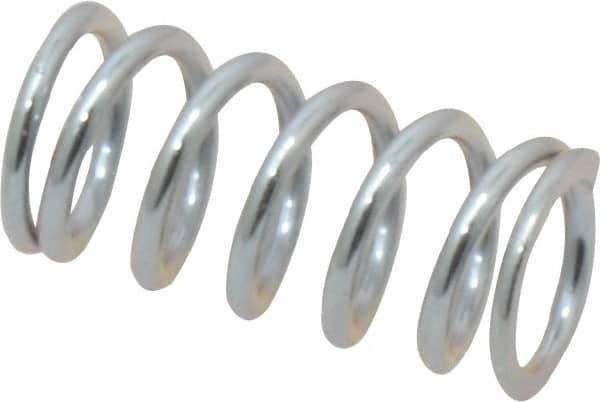 Value Collection - 0.36" OD, 0.047" Wire, 3/4" Free Length, Music Wire Compression Stock Springs Spring - 38.46 Lb Spring Rating - Eagle Tool & Supply
