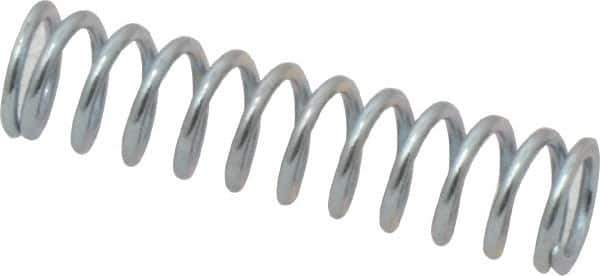 Value Collection - 0.36" OD, 0.047" Wire, 1-1/2" Free Length, Music Wire Compression Stock Springs Spring - 17.94 Lb Spring Rating - Eagle Tool & Supply