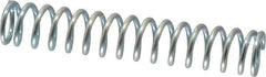 Value Collection - 0.36" OD, 0.047" Wire, 2" Free Length, Music Wire Compression Stock Springs Spring - 13.23 Lb Spring Rating - Eagle Tool & Supply