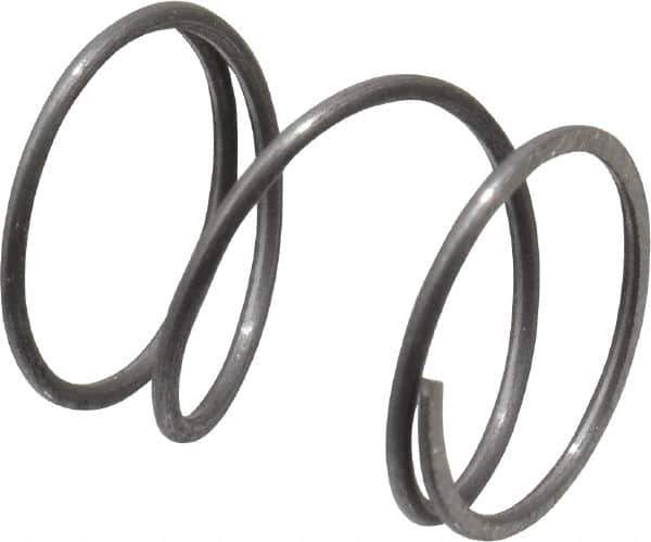 Value Collection - 0.42" OD, 0.028" Wire, 1/2" Free Length, Music Wire Compression Stock Springs Spring - 7.54 Lb Spring Rating - Eagle Tool & Supply