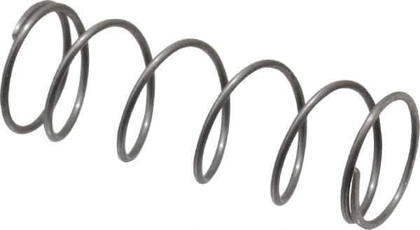 Value Collection - 0.42" OD, 0.028" Wire, 1-1/4" Free Length, Music Wire Compression Stock Springs Spring - 2.8 Lb Spring Rating - Eagle Tool & Supply