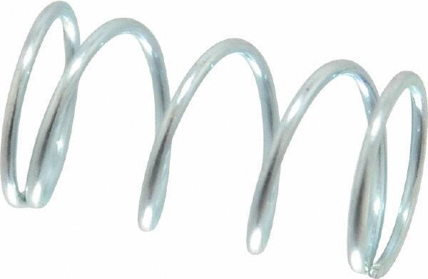 Value Collection - 0.42" OD, 0.035" Wire, 3/4" Free Length, Music Wire Compression Stock Springs Spring - 10.16 Lb Spring Rating - Eagle Tool & Supply