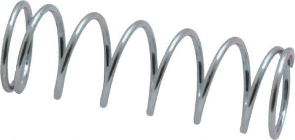Value Collection - 0.42" OD, 0.035" Wire, 1-1/4" Free Length, Music Wire Compression Stock Springs Spring - 5.85 Lb Spring Rating - Eagle Tool & Supply
