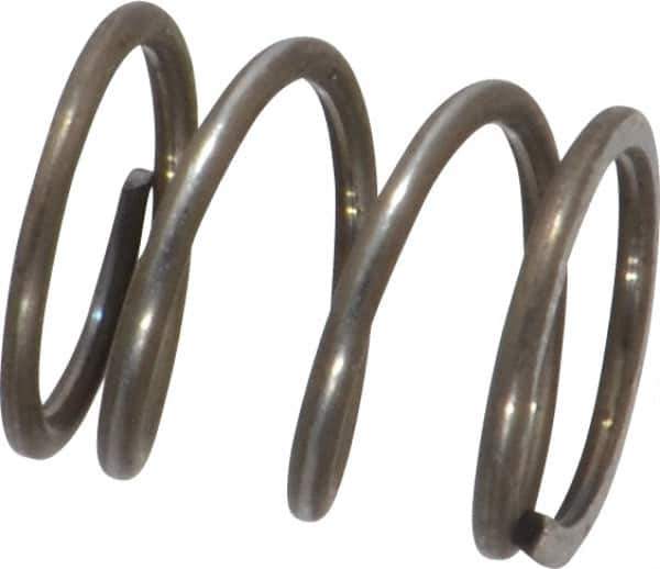 Value Collection - 0.42" OD, 0.041" Wire, 1/2" Free Length, Music Wire Compression Stock Springs Spring - 28.24 Lb Spring Rating - Eagle Tool & Supply