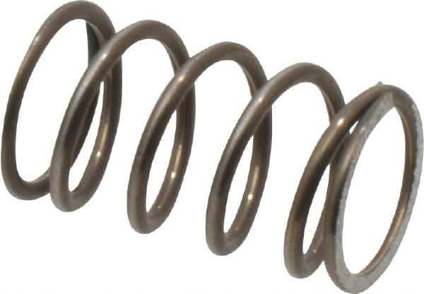 Value Collection - 0.42" OD, 0.041" Wire, 3/4" Free Length, Music Wire Compression Stock Springs Spring - 17.67 Lb Spring Rating - Eagle Tool & Supply
