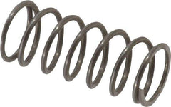 Value Collection - 0.42" OD, 0.041" Wire, 1" Free Length, Music Wire Compression Stock Springs Spring - 12.86 Lb Spring Rating - Eagle Tool & Supply