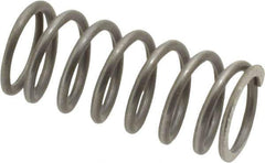 Value Collection - 0.42" OD, 0.047" Wire, 1" Free Length, Music Wire Compression Stock Springs Spring - 21.09 Lb Spring Rating - Eagle Tool & Supply