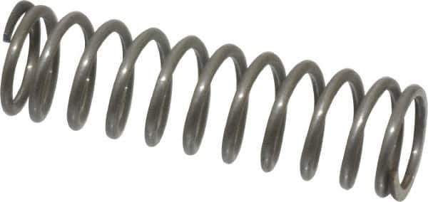 Value Collection - 0.42" OD, 0.047" Wire, 1-1/2" Free Length, Music Wire Compression Stock Springs Spring - 13.59 Lb Spring Rating - Eagle Tool & Supply