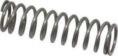 Value Collection - 0.42" OD, 0.047" Wire, 1-1/2" Free Length, Music Wire Compression Stock Springs Spring - 13.59 Lb Spring Rating - Eagle Tool & Supply
