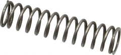 Value Collection - 0.42" OD, 0.047" Wire, 1-3/4" Free Length, Music Wire Compression Stock Springs Spring - 11.54 Lb Spring Rating - Eagle Tool & Supply