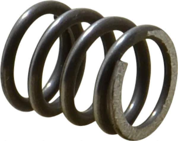 Value Collection - 0.42" OD, 0.054" Wire, 1/2" Free Length, Music Wire Compression Stock Springs Spring - 82.15 Lb Spring Rating - Eagle Tool & Supply