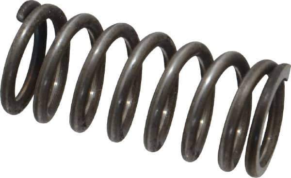 Value Collection - 0.42" OD, 0.054" Wire, 1" Free Length, Music Wire Compression Stock Springs Spring - 36.1 Lb Spring Rating - Eagle Tool & Supply