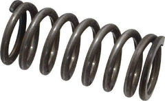 Value Collection - 0.42" OD, 0.054" Wire, 1" Free Length, Music Wire Compression Stock Springs Spring - 36.1 Lb Spring Rating - Eagle Tool & Supply