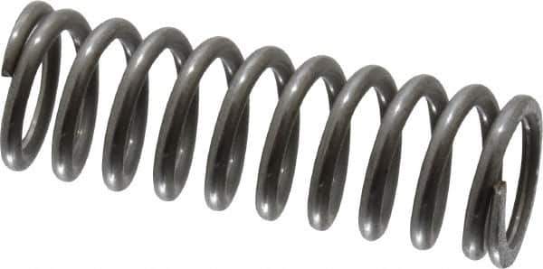 Value Collection - 0.42" OD, 0.054" Wire, 1-1/4" Free Length, Music Wire Compression Stock Springs Spring - 28.2 Lb Spring Rating - Eagle Tool & Supply