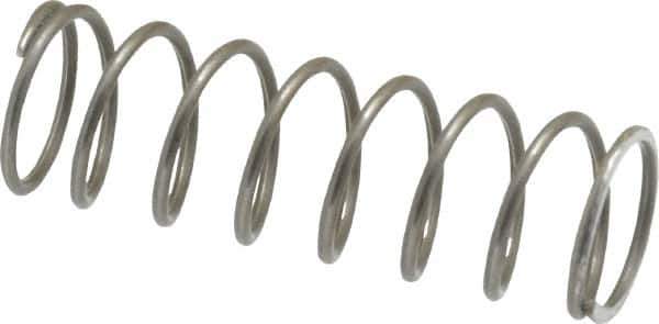 Value Collection - 0.48" OD, 0.041" Wire, 1-1/2" Free Length, Music Wire Compression Stock Springs Spring - 6.82 Lb Spring Rating - Eagle Tool & Supply