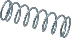 Value Collection - 0.48" OD, 0.047" Wire, 1-1/2" Free Length, Music Wire Compression Stock Springs Spring - 10.9 Lb Spring Rating - Eagle Tool & Supply