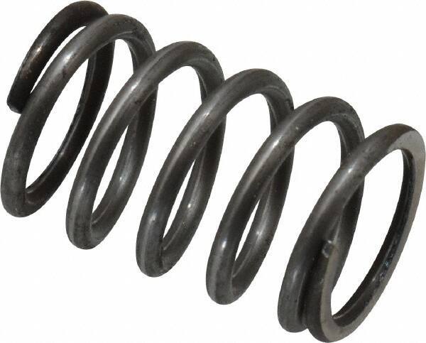 Value Collection - 0.48" OD, 0.054" Wire, 3/4" Free Length, Music Wire Compression Stock Springs Spring - 39.06 Lb Spring Rating - Eagle Tool & Supply