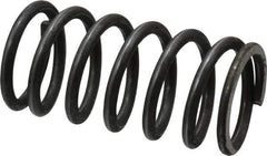 Value Collection - 0.48" OD, 0.054" Wire, 1" Free Length, Music Wire Compression Stock Springs Spring - 28.11 Lb Spring Rating - Eagle Tool & Supply