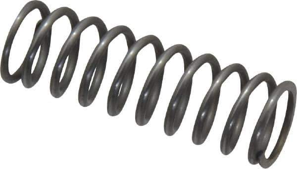 Value Collection - 0.48" OD, 0.054" Wire, 1-1/2" Free Length, Music Wire Compression Stock Springs Spring - 18.01 Lb Spring Rating - Eagle Tool & Supply