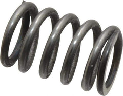 Value Collection - 0.48" OD, 0.062" Wire, 3/4" Free Length, Music Wire Compression Stock Springs Spring - 67.46 Lb Spring Rating - Eagle Tool & Supply