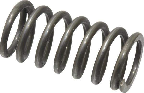Value Collection - 0.48" OD, 0.062" Wire, 1" Free Length, Music Wire Compression Stock Springs Spring - 48.2 Lb Spring Rating - Eagle Tool & Supply