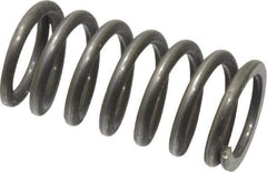 Value Collection - 0.48" OD, 0.062" Wire, 1" Free Length, Music Wire Compression Stock Springs Spring - 48.2 Lb Spring Rating - Eagle Tool & Supply
