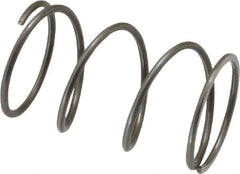 Value Collection - 0.6" OD, 0.041" Wire, 1" Free Length, Music Wire Compression Stock Springs Spring - 7.8 Lb Spring Rating - Eagle Tool & Supply