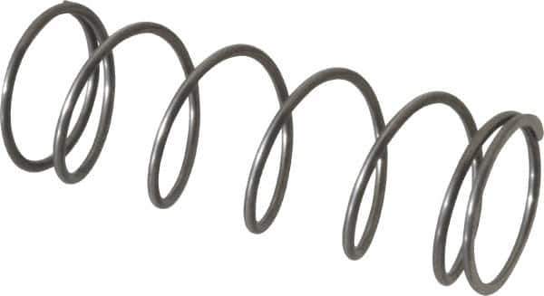Value Collection - 0.6" OD, 0.041" Wire, 1-3/4" Free Length, Music Wire Compression Stock Springs Spring - 4.29 Lb Spring Rating - Eagle Tool & Supply