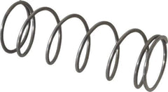 Value Collection - 0.6" OD, 0.041" Wire, 1-3/4" Free Length, Music Wire Compression Stock Springs Spring - 4.29 Lb Spring Rating - Eagle Tool & Supply