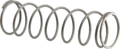 Value Collection - 0.6" OD, 0.041" Wire, 2" Free Length, Music Wire Compression Stock Springs Spring - 3.73 Lb Spring Rating - Eagle Tool & Supply