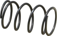 Value Collection - 0.6" OD, 0.047" Wire, 1" Free Length, Music Wire Compression Stock Springs Spring - 12.19 Lb Spring Rating - Eagle Tool & Supply