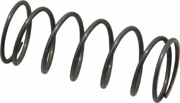 Value Collection - 0.6" OD, 0.047" Wire, 1-1/2" Free Length, Music Wire Compression Stock Springs Spring - 7.86 Lb Spring Rating - Eagle Tool & Supply