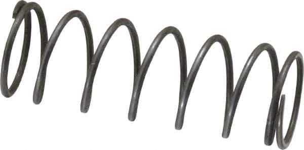 Value Collection - 0.6" OD, 0.047" Wire, 1-3/4" Free Length, Music Wire Compression Stock Springs Spring - 6.67 Lb Spring Rating - Eagle Tool & Supply