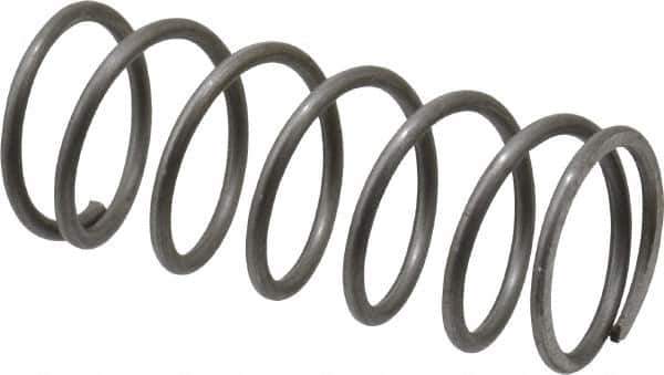 Value Collection - 0.6" OD, 0.054" Wire, 1-1/2" Free Length, Music Wire Compression Stock Springs Spring - 13.37 Lb Spring Rating - Eagle Tool & Supply