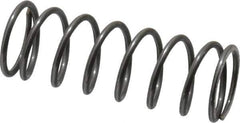 Value Collection - 0.6" OD, 0.054" Wire, 1-3/4" Free Length, Music Wire Compression Stock Springs Spring - 11.33 Lb Spring Rating - Eagle Tool & Supply
