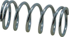 Value Collection - 0.6" OD, 0.062" Wire, 1-1/4" Free Length, Music Wire Compression Stock Springs Spring - 24.74 Lb Spring Rating - Eagle Tool & Supply