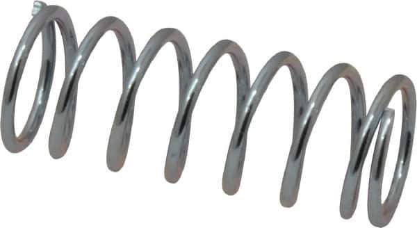 Value Collection - 0.6" OD, 0.062" Wire, 1-1/2" Free Length, Music Wire Compression Stock Springs Spring - 20.24 Lb Spring Rating - Eagle Tool & Supply