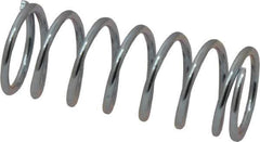 Value Collection - 0.6" OD, 0.062" Wire, 1-1/2" Free Length, Music Wire Compression Stock Springs Spring - 20.24 Lb Spring Rating - Eagle Tool & Supply
