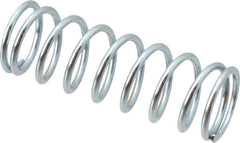 Value Collection - 0.6" OD, 0.062" Wire, 1-3/4" Free Length, Music Wire Compression Stock Springs Spring - 17.13 Lb Spring Rating - Eagle Tool & Supply