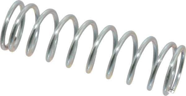 Value Collection - 0.6" OD, 0.062" Wire, 2" Free Length, Music Wire Compression Stock Springs Spring - 14.84 Lb Spring Rating - Eagle Tool & Supply
