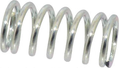 Value Collection - 0.6" OD, 0.072" Wire, 1-1/4" Free Length, Music Wire Compression Stock Springs Spring - 44.01 Lb Spring Rating - Eagle Tool & Supply